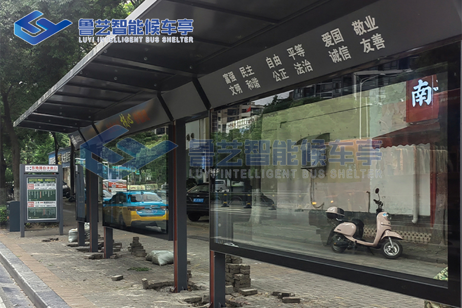 湖北公交车站台项目落地，现