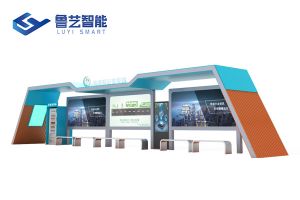 现代创意公交候车亭-颜值与功能兼具的城市