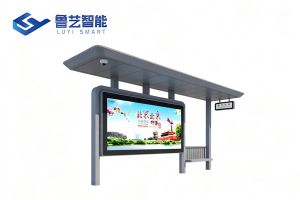 简约实用易安装，简易公交亭适配城市道路升