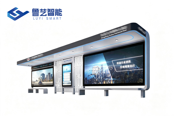 科技感10 米智能公交站台
